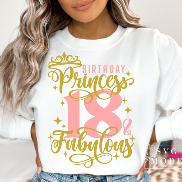 Finally 18 SVG PNG PDF, 18th Birthday Svg, Sweet 18 Shirt Svg, It's My Birthday Svg, 18th Birthday Party Svg, 18th Birthday Files For Cricut