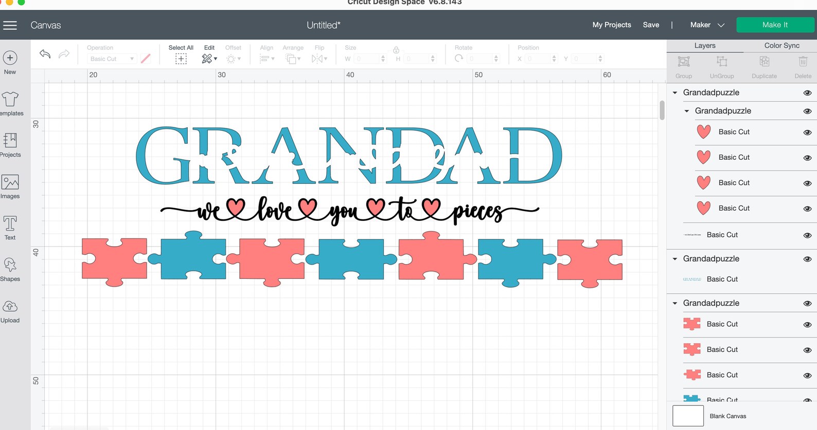 Free Free 180 Grandad We Love You Svg SVG PNG EPS DXF File