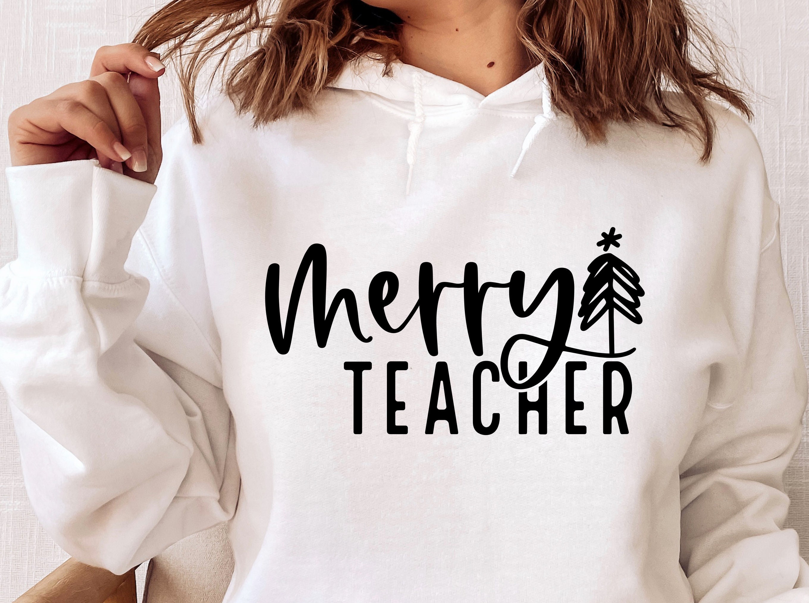 Merry Teacher SVG PNG PDF Christmas Svg Teacher Svg Teacher | Etsy
