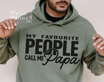 Meine Lieblingsmenschen nennen mich Papa SVG, Papa dafür, Vatertag für Mama, Vatertag für Mama, Papa für Mama, Papa dafür