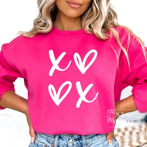 Hugs and Kisses SVG PNG PDF, Xoxo Svg, Heart Svg, Valentines Svg, Love Svg, Valentine Shirt Svg, Hello Valentine Shirt, Valentine's Day Svg