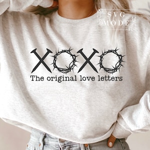 XOXO Las cartas de amor originales svg png, XOXO svg, XOXO Pascua svg, historia real svg, amor como Jesús svg, Pascua religiosa svg, cristiano svg