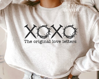 XOXO The Original Love Letters Svg Png, XOXO Svg, XOXO Easter Svg, True Story Svg, Love Like Jesus Svg, Religious Easter Svg, Christian Svg