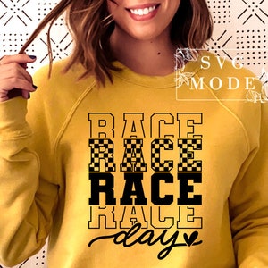 Race Day SVG PNG, Race Day Vibes Svg, Game Day Svg, Race Day Cheer Svg, Race Season Svg, Race Svg, Race Day Shirt Svg, Racing Svg zdjęcie 4