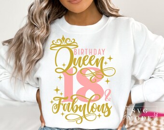 Finalmente 18 SVG PNG PDF, 18esimo compleanno in formato Svg, dolce 18 camicia in formato Svg, è il mio compleanno in formato Svg, festa del 18esimo compleanno in formato Svg, file del 18esimo compleanno per Cricut
