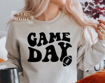 Game Day Vibes SVG PNG PDF, Game Day Svg, Football Svg, Game Day T-Shirt, Football Mom Svg, Sports T-Shirt Svg, Game Day Vibes T-Shirt Svg
