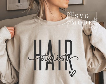 Modo estilista de cabello SVG PNG, estilista svg, peluquero svg, estilista de cabello svg, hair hustler svg, cosmetología svg, camisa de estilista svg