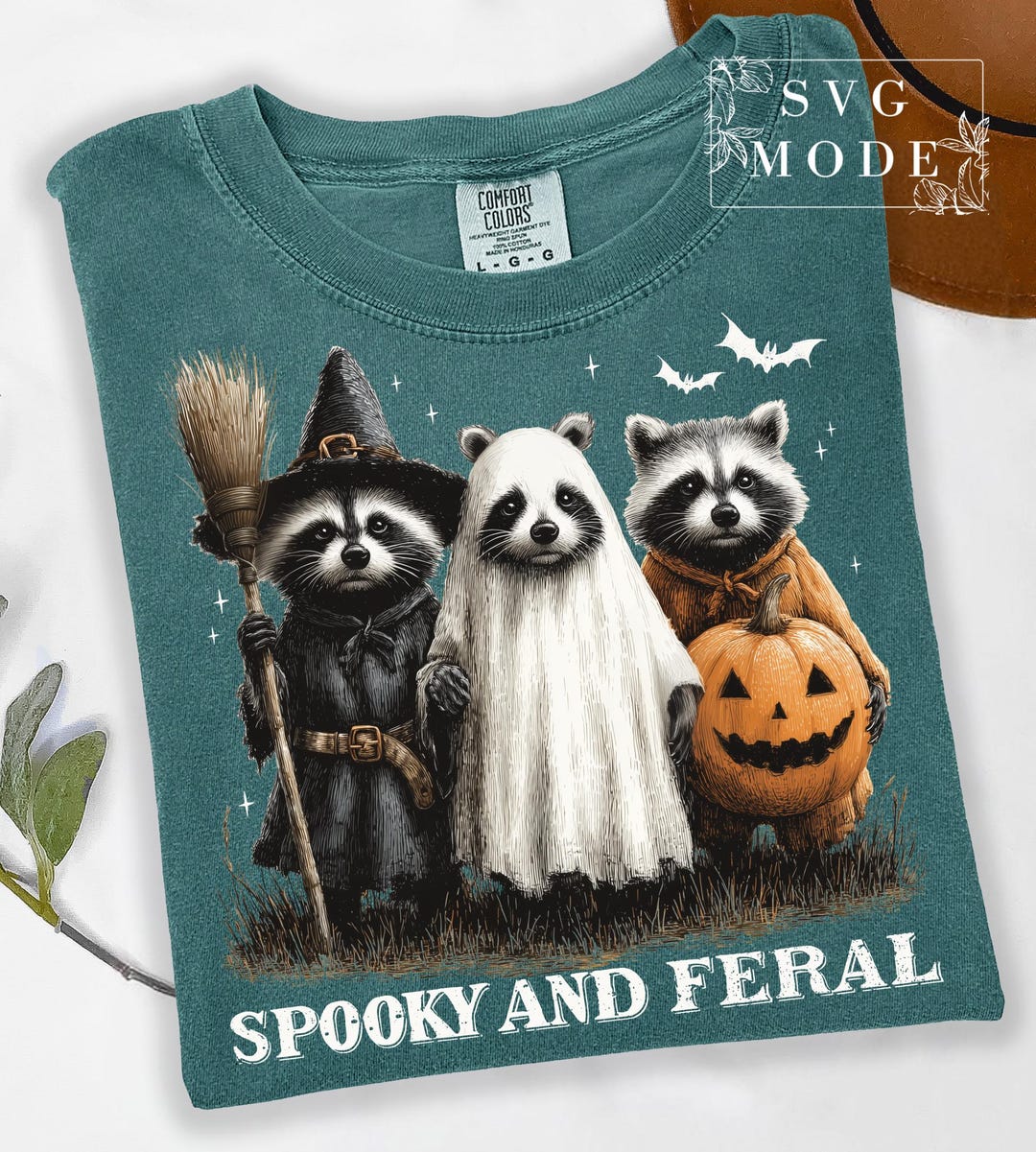 Spooky and Feral Halloween Raccoon Png, Funny Spooky Raccoon Png ...
