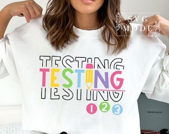 Día de prueba Camisa del maestro SVG PNG PDF, Equipo de pruebas Svg, Día de la prueba Svg, Pruebas Svg, Graduación Svg, Día de la prueba escolar Svg, Hagamos esto Svg