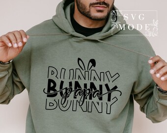 Papa Bunny SVG PNG PDF, Easter Dad Shirt Svg, Daddy Bunny Svg, Happy Easter Svg, Bunny Svg, Easter Shirt Svg, Hello Spring, Easter Bunny Svg