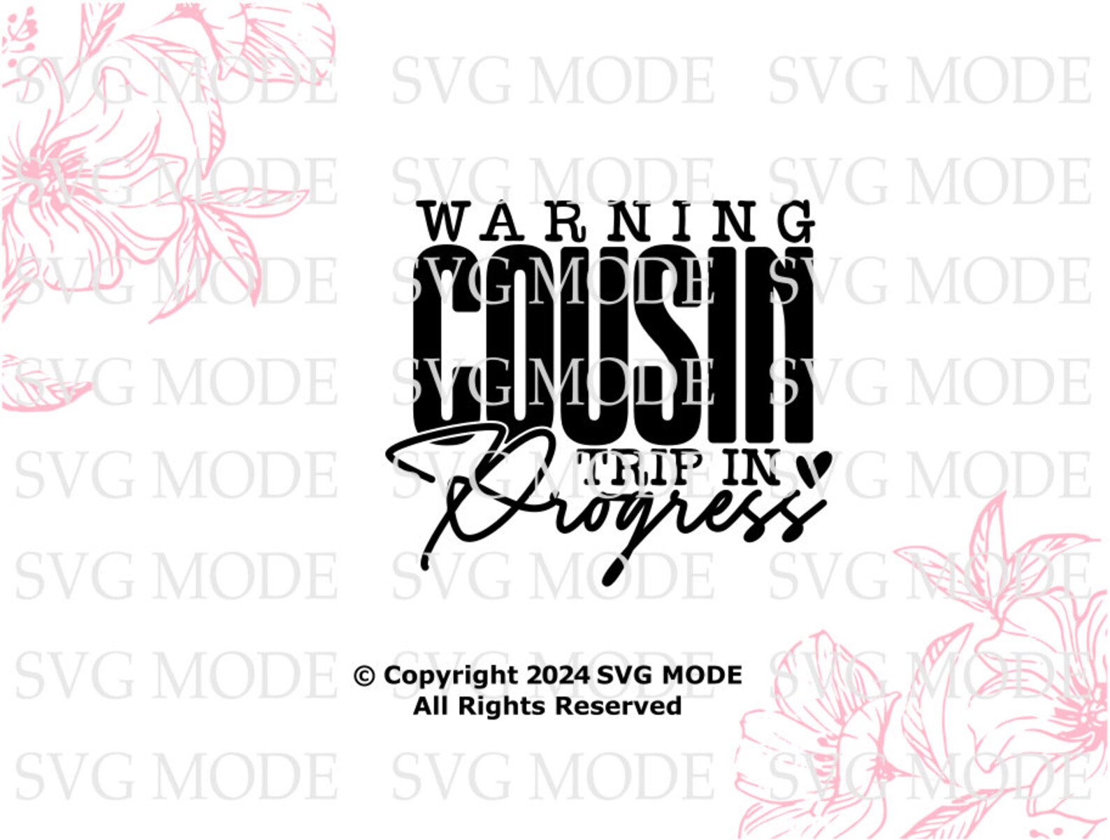 Cousin Trip in Progress SVG PNG, Family Vacation Svg, Vacay Svg ...