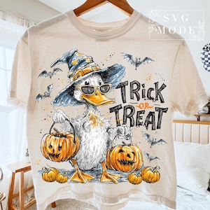 Kids Halloween Goose PNG, Trick or Treat Goose Png, Cute Spooky Duck Png, Spooky Season Png, Spooky Vibes Png, Halloween Duck Png,Spooky Png