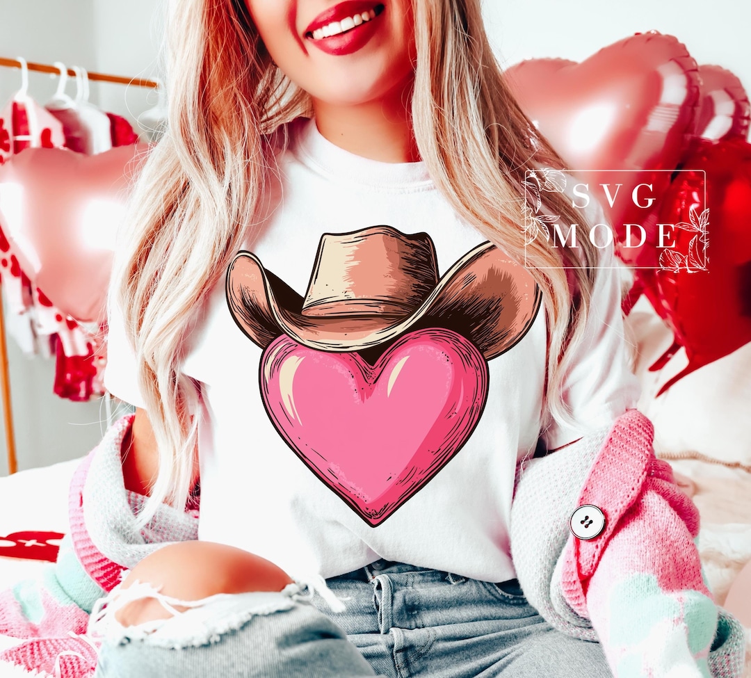 Cowboy Valentine PNG, Western Valentine Png, Retro Valentine Png, Howdy ...