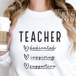 One Loved Teacher SVG PNG PDF, Teacher Svg, Best Teacher Svg, Teacher Appreciation Svg, Teacher Life Svg, Favorite Teacher Shirt Svg