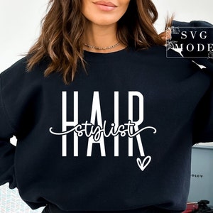 Modalità parrucchiere SVG PNG, parrucchiere Svg, parrucchiere Svg, parrucchiere Svg, Hair Hustler Svg, cosmetologia Svg, camicia parrucchiere Svg immagine 2