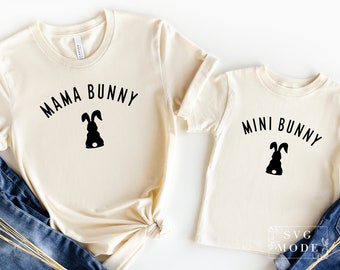 Mama Bunny Svg, Mini Bunny Svg, Easter Mama Shirt Svg, Happy Easter Svg, Bunny Svg, Easter Shirt Svg, Kids Easter Svg, Easter Bunny Svg