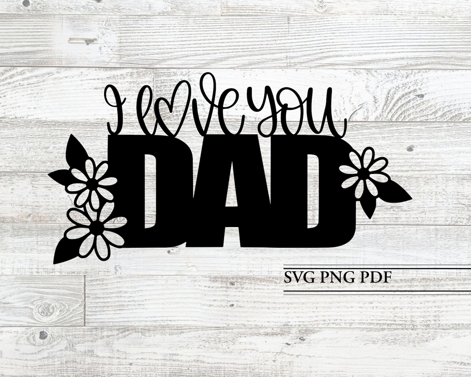 I Love You Dad SVG Father's Day Tile Svg Father's | Etsy