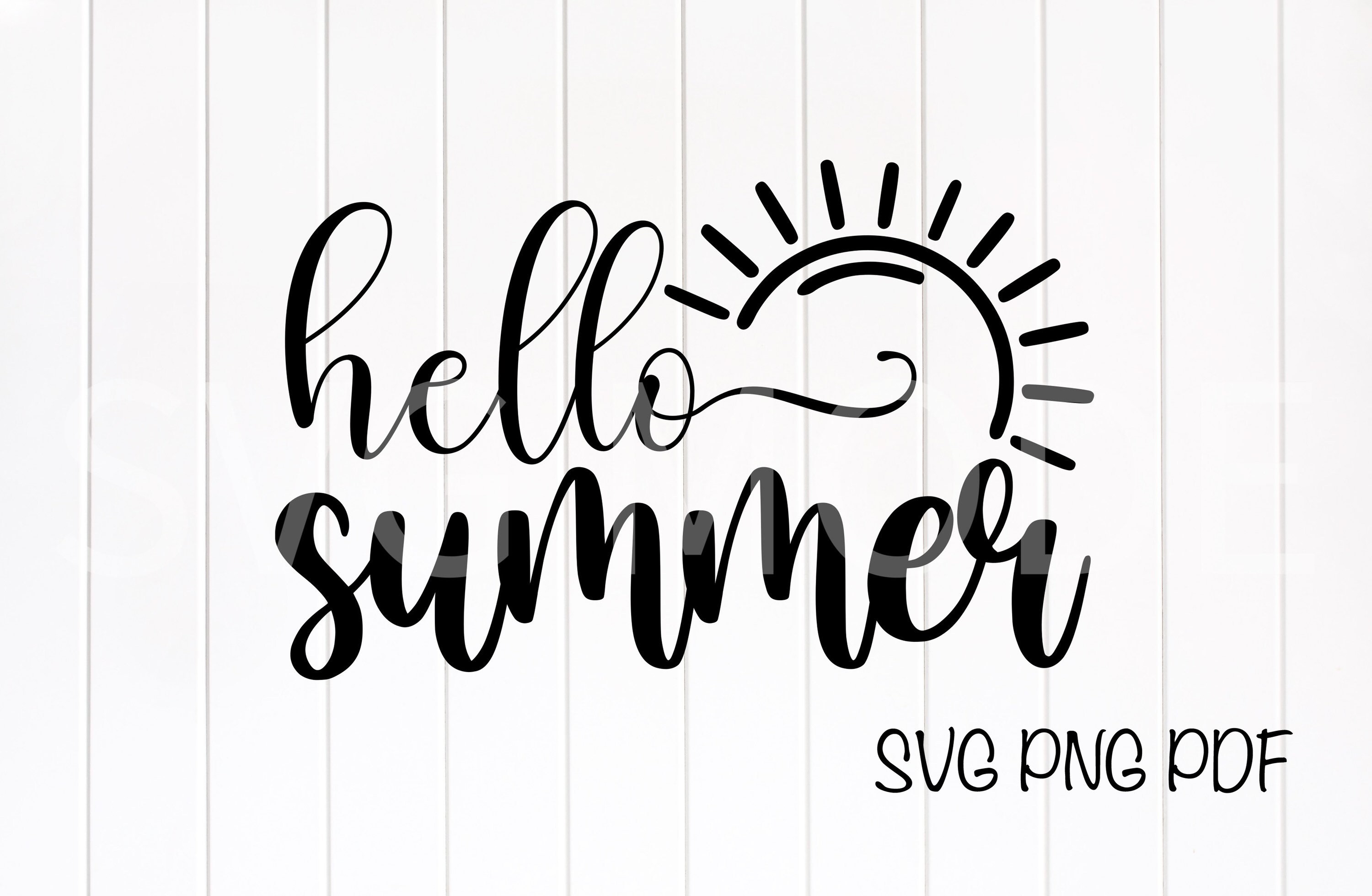 Hello Summer Svg Summer Svg Summer T-Shirt Svg Summer Svg | Etsy