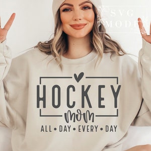 Hockey Mom SVG PNG PDF, Hockey Svg, Game Day Vibes Svg, Mom Life Svg, Hockey Mom Shirt, Hockey Shirt Svg, Hockey Mom Svg Files, Sports Svg