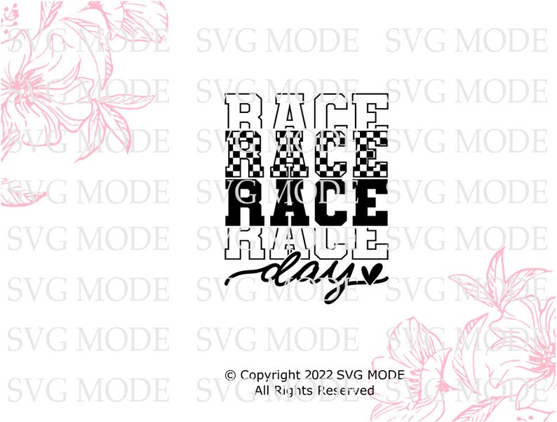 Race Day SVG PNG, Race Day Vibes Svg, Game Day Svg, Race Day Cheer Svg, Race Season Svg, Race Svg, Race Day Shirt Svg, Racing Svg image 6