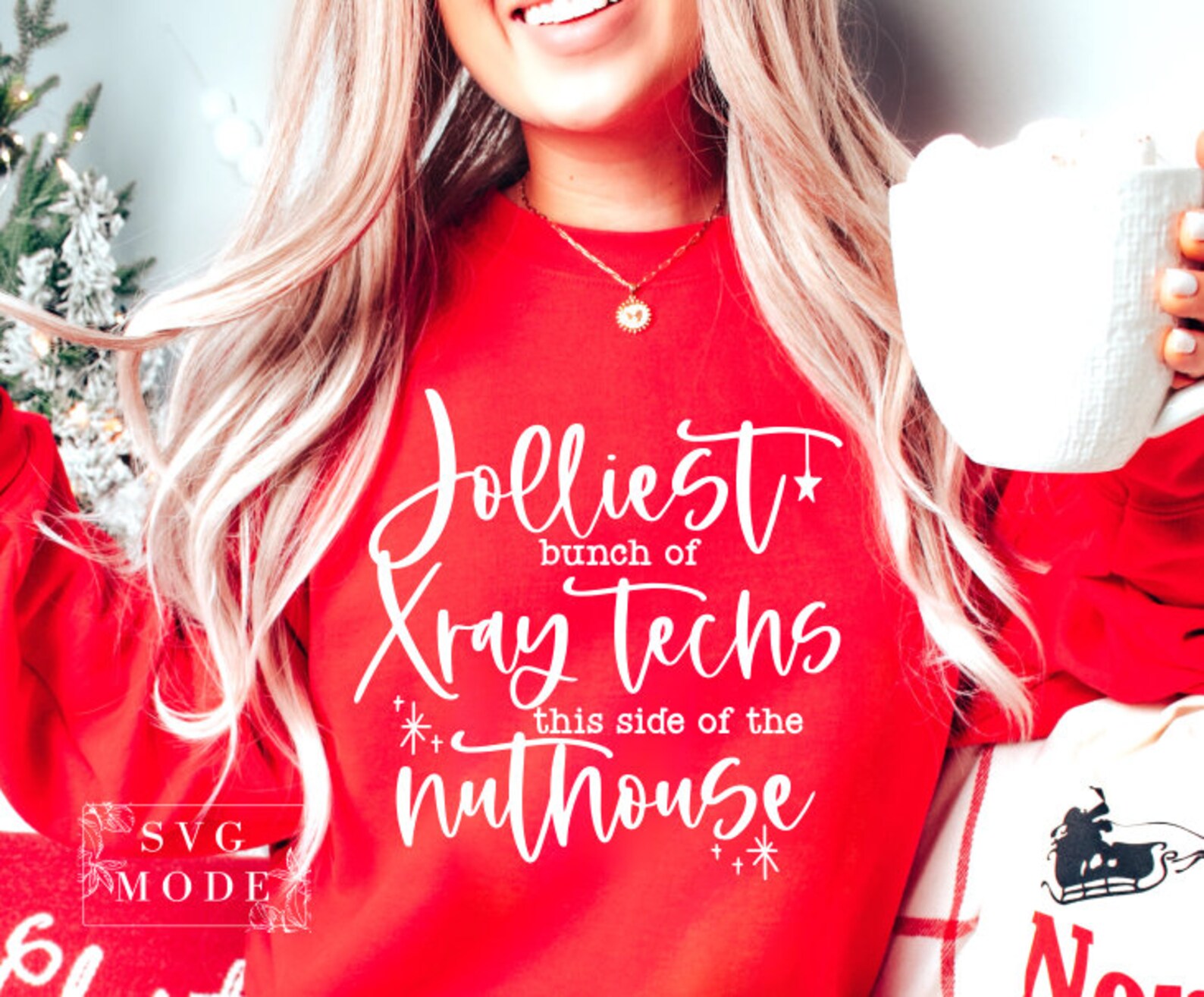 Jolliest Bunch of Xray Techs Svg Merry Xray Techs Svg Etsy