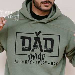 Dad Mode All Day SVG PNG, Dad Svg, The Man The Myth The Legend Svg, Father’s Day Svg, Dad Quote Svg, Dad Png, Best Dad Ever Svg, Daddy Svg