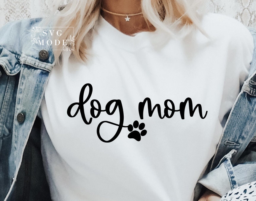 Dog Mom SVG PNG PDF, Dog Mama Svg, Paw Svg, Love Dogs Svg, Pet Svg, Dog ...