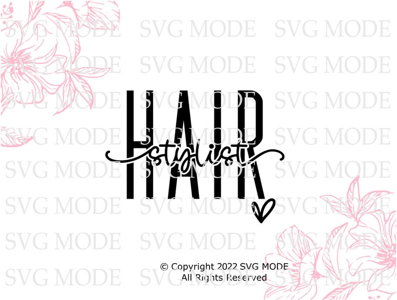 Modalità parrucchiere SVG PNG, parrucchiere Svg, parrucchiere Svg, parrucchiere Svg, Hair Hustler Svg, cosmetologia Svg, camicia parrucchiere Svg immagine 4