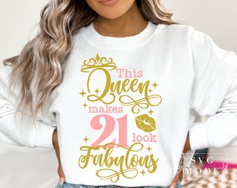 Cheers To 21 Years SVG PNG, 21st Birthday Svg, Finally Twenty One Svg, 21 Years Old Svg, 21st Birthday Shirt Svg, It's My Birthday Svg