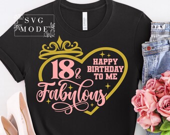 Finalmente 18 SVG PNG PDF, 18esimo compleanno in formato Svg, dolce 18 camicia in formato Svg, è il mio compleanno in formato Svg, festa del 18esimo compleanno in formato Svg, file del 18esimo compleanno per Cricut
