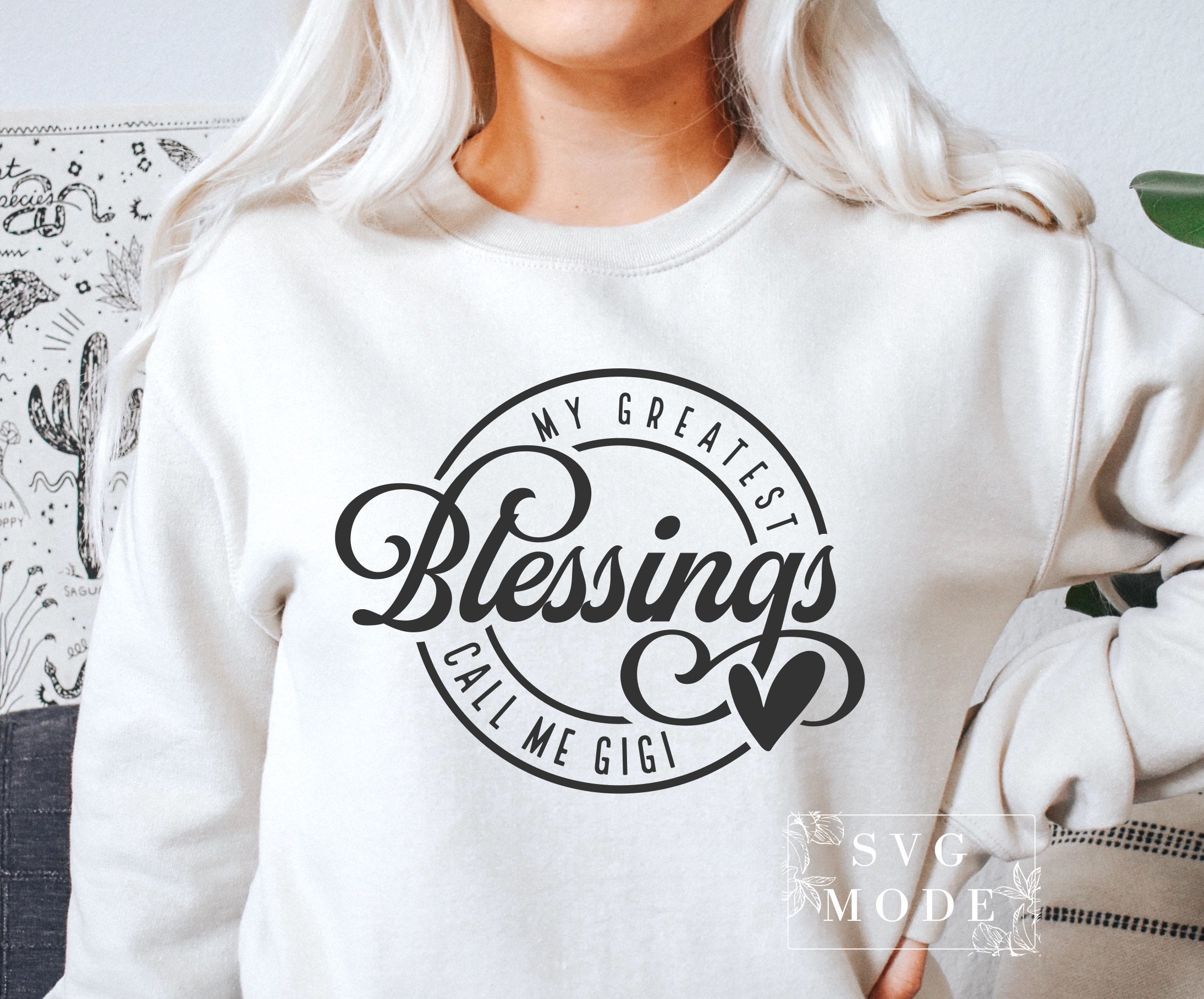 My Greatest Blessings Call Me Gigi SVG PNG PDF Gigi Svg - Etsy