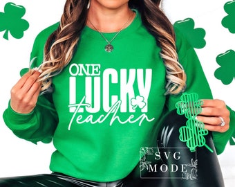 Glücklicher Lehrer SVG PNG PDF, Ein glücklicher Lehrer SVG, St Patrick Tagesdesign, St. Patricks Lehrerdesign, St. Paddys Tag, lustiges St. Patricks Day Design