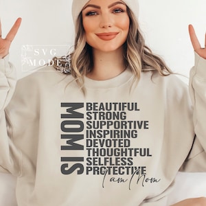 Mom Is Strong SVG PNG PDF, Happy Mother's Day Svg, Mom Shirt Svg, Mom Svg, Super Mom Svg, Gift For Mom, Best Mom Ever Svg, Love You Mom Svg