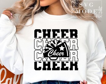Cheer Life SVG PNG, Cheerleader Svg, Team Spirit Svg, Cheer Squad Shirt Svg, Cheer Mom Svg, Cheer Mode Svg, Cheerleading Svg, Cheer Svg
