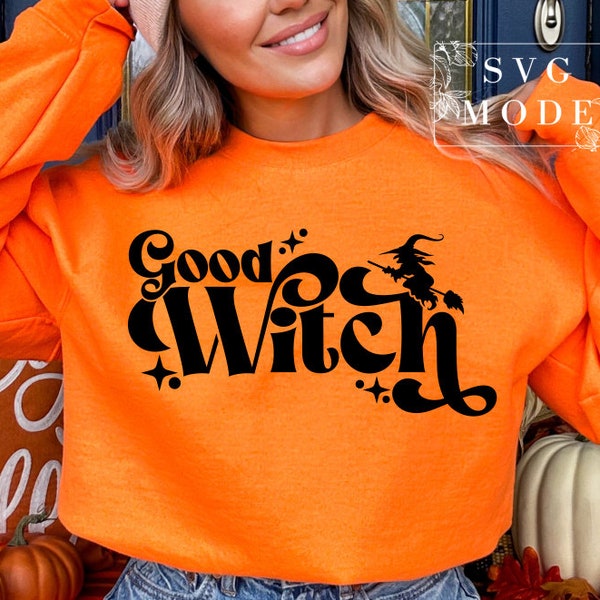 Good Witch SVG PNG PDF, Funny Halloween Svg, Funny Witch Svg, Witch Svg, Halloween Shirt Design, Halloween Decor Svg, Halloween Vibes Svg