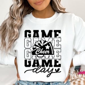 Cheer Mode SVG PNG, Cheer Game Day Svg, Team Spirit Svg, Cheer Mom Shirt Svg, Cheer Life Svg, Cheer Mom Svg, Cheerleader Mom Svg, Cheer Svg
