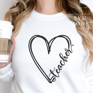 One Loved Teacher SVG, Best Teacher Svg, Teacher Appreciation Svg, Teacher Life Svg, Favorite Teacher Svg, Teacher Svg, Teacher Heart Svg