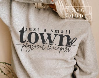 Small Town fysiotherapeut SVG, fysiotherapeut Svg, fysiotherapeut modus Svg, fysiotherapeut leven Svg, Difference maker Svg
