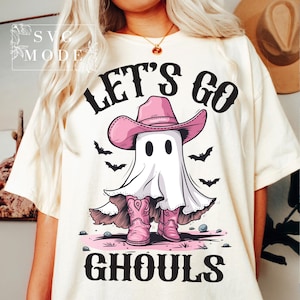 Boo Haw PNG, Duch Kowboja Png, Duch Dzikiego Zachodu na Halloween Png, Kapelusz Kowbojski Png, Kowbojka na Halloween Png, Let's Go Ghouls Png, Upiorny Sezon Png zdjęcie 1