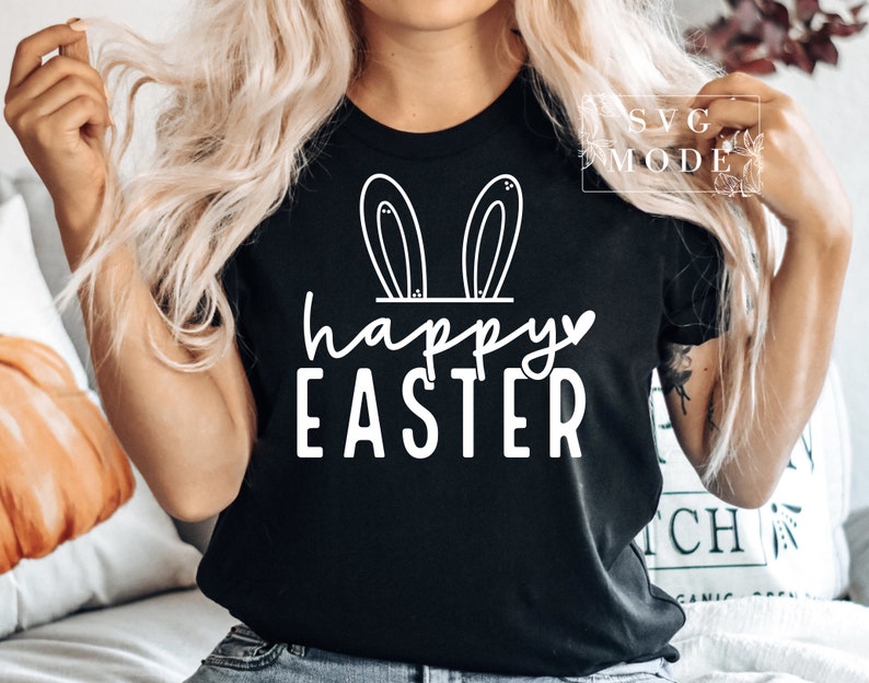 Happy Easter SVG PNG PDF, Easter Vibes Svg, Bunny Svg, Kids Easter Svg, Easter Shirt Svg, Easter Svg, Easter Squad Svg, Easter Bunny Svg image 5