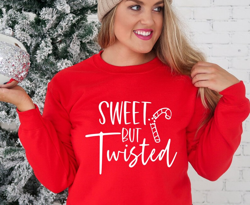 Sweet But Twisted SVG PNG PDF, Santa Svg, Christmas Svg, Christmas Jumper Svg, Sarcastic Christmas, Merry Christmas Svg, Funny Christmas Svg image 4