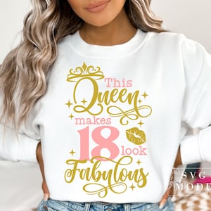 Finally 18 SVG PNG PDF, 18th Birthday Svg, Sweet 18 Shirt Svg, It's My Birthday Svg, 18th Birthday Party Svg, 18th Birthday Files For Cricut