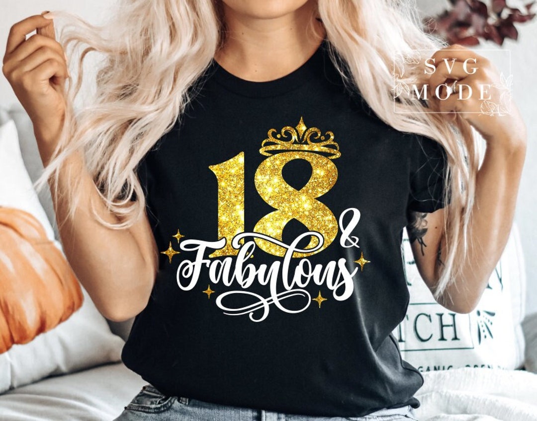 Finally 18 SVG PNG PDF, 18th Birthday Svg, Sweet 18 Shirt Svg, It's My ...