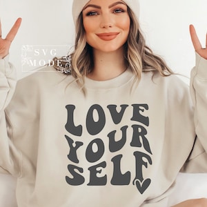 Love Yourself SVG PNG PDF, Self Love Club Svg, Self Love Svg, Be Kind Svg, Teacher Svg, Be a Kind Human Svg, Kindness Svg, Motivational Svg