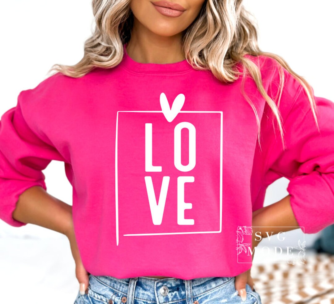 El amor es todo lo que necesitas SVG PNG PDF, Hola San Valentín Svg ...