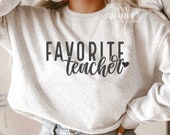 Favorite Teacher SVG PNG PDF, Teacher Life Svg, Teacher Shirt Svg, Teacher Svg, Teacher Appreciation Gift, School Leaver’s Gift, School Svg