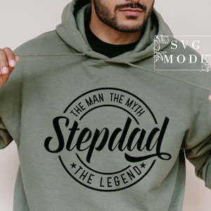 Best Stepdad SVG PNG PDF, The Man The Myth The Legend Svg, Stepdad Svg, Father’s Day Svg, Stepdad Gift, Bonus Dad Svg, Stepdad Shirt Svg
