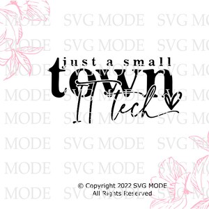 Small Town IT Tech Svg Png, Tech Teacher Svg, IT Tech Svg, Teacher ...