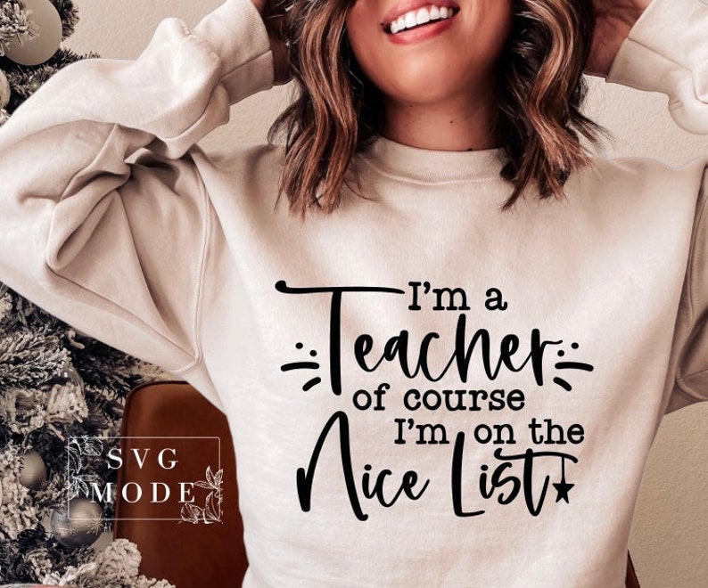 Merry Teacher SVG PNG PDF, Christmas Svg, Teacher Svg, Teacher ...