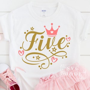 5.Geburtstag SVG PNG PDF, 5.Geburtstag Handgemacht, 5.Geburtstag Cricut Cut Dateien, 5.Geburtstag Shirt, 5
